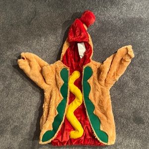 Toddler hot dog Halloween costume